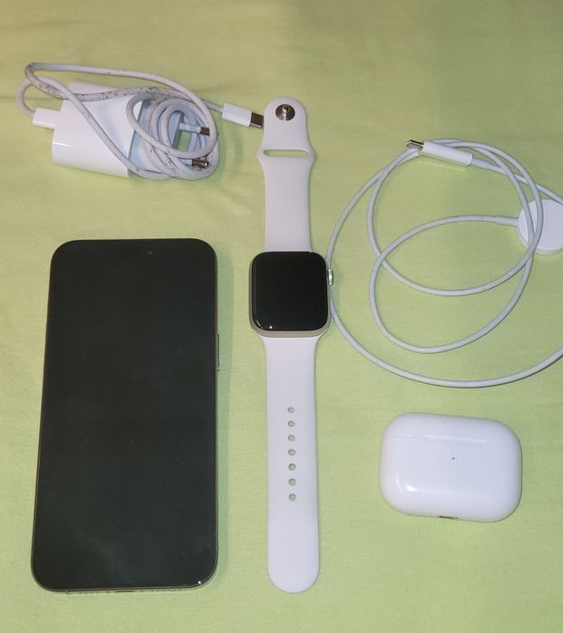 Iphone 15 pro max 256 + Apple watch 44 + air pods