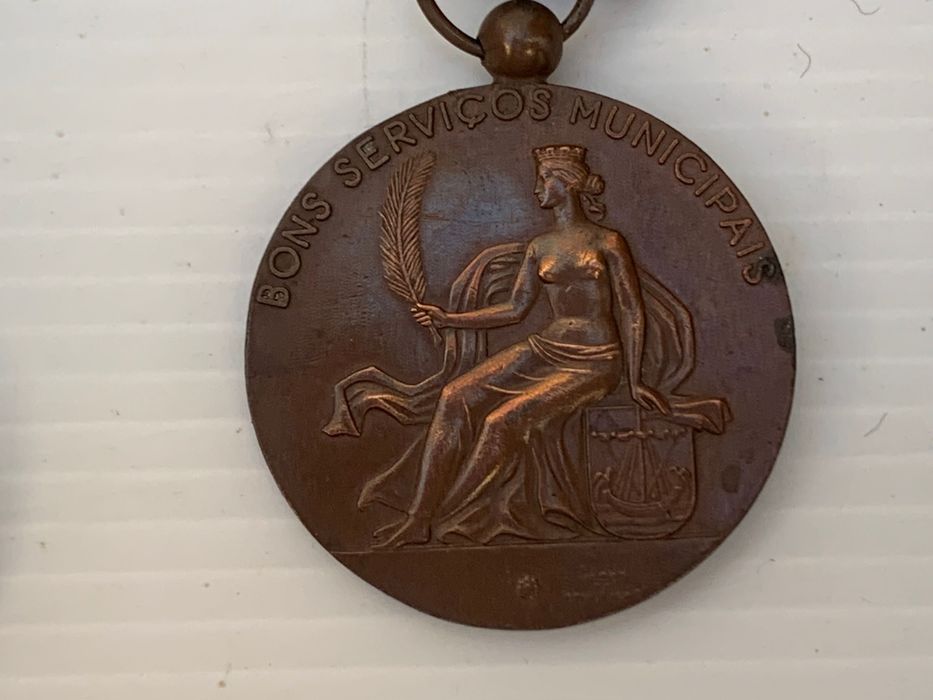 Conjunto de 4 medalhas , câmara municipal de Lisboa