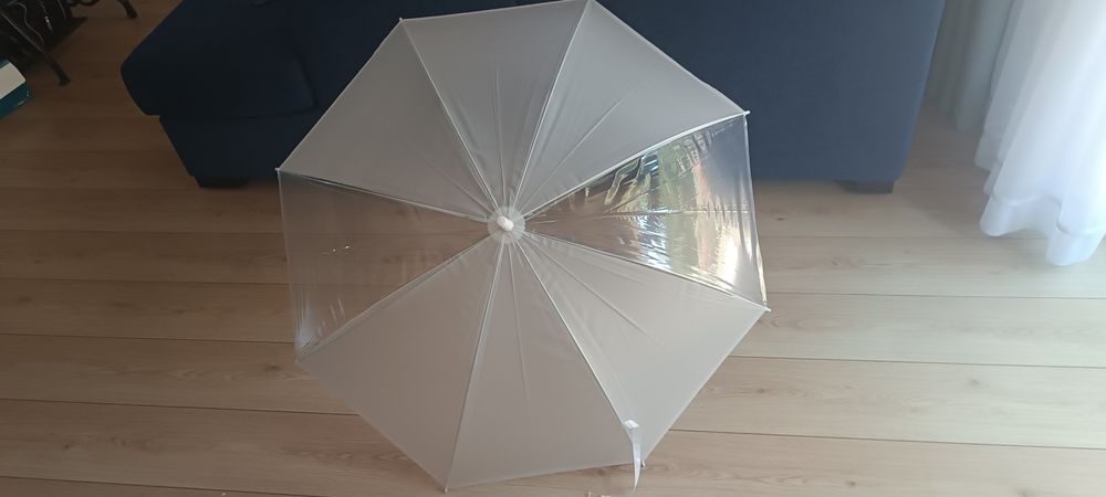 Biały Parasol ślubny