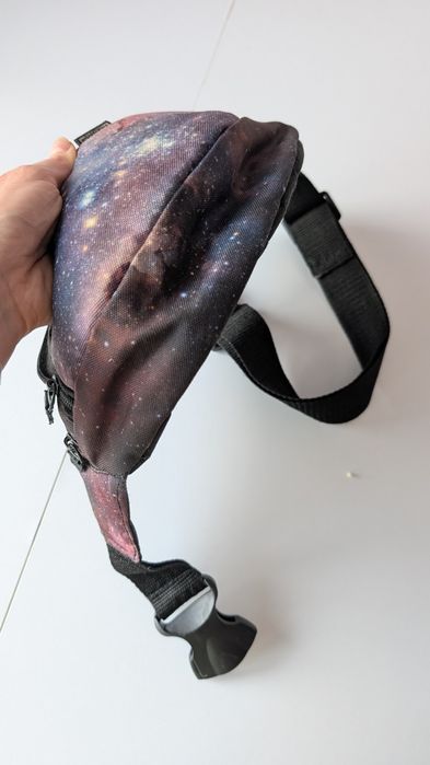 Сумка на пояс, сумка бананка з космічним  принтом