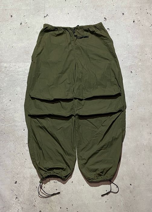 Штаны на утяжках , парашуты , хаки , трекинговые , широкие , baggy