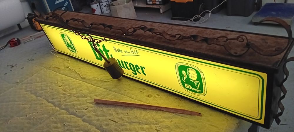 Reclame luminoso bitburger