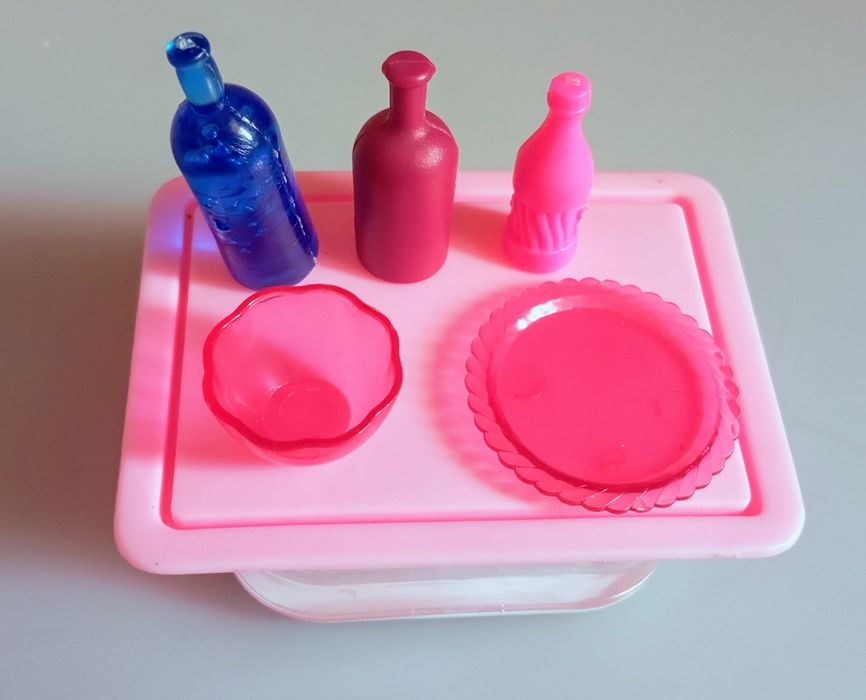 Barbie acessórios para refeição.