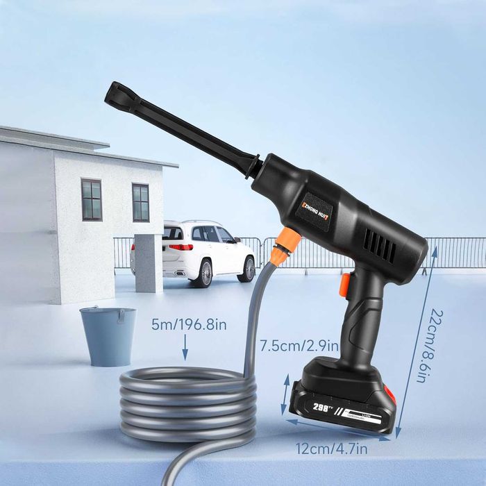 Мийка високого тиску акумуляторна з комплектацією LIFEJXWEN , мойка