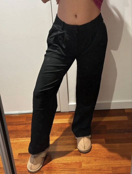 Czarne eleganckie spodnie Calvin Klein | S / 36 | nowe