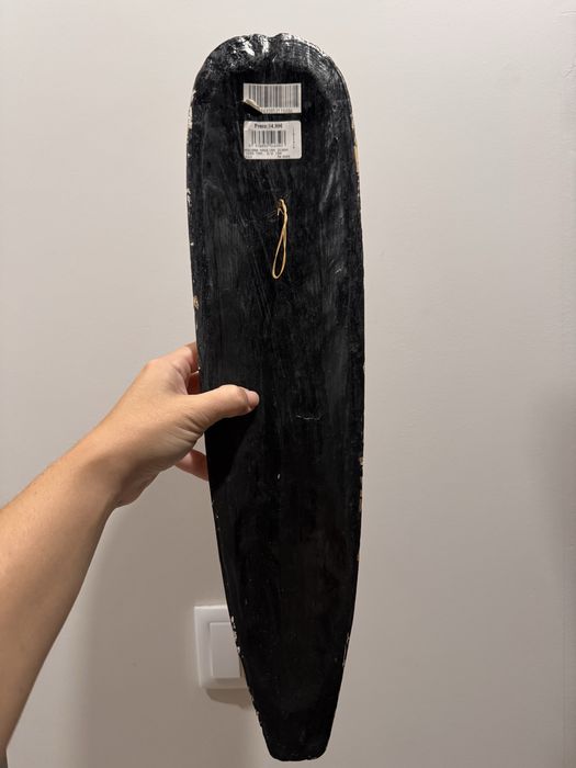 Máscara decorativa africana / zebra - em madeira