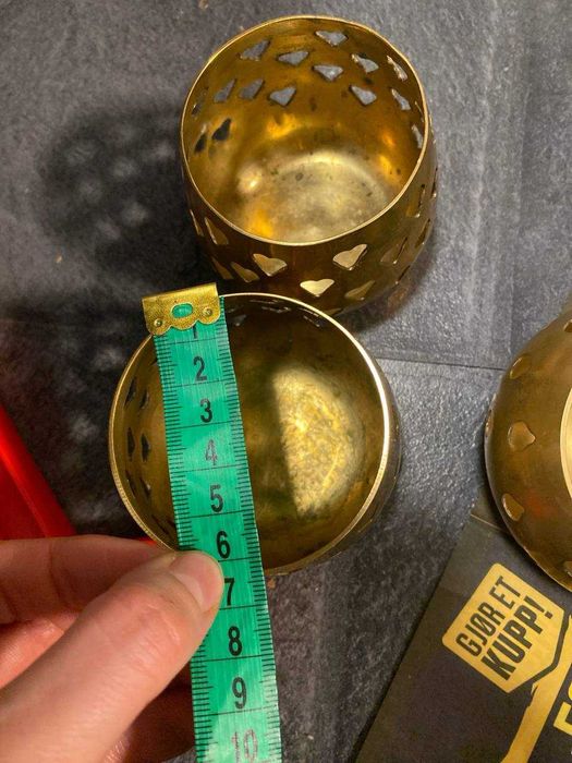 Подсвечник стаканчик с сердечками для чайной свечи