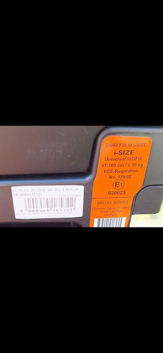 Britax romer dualfix i-size