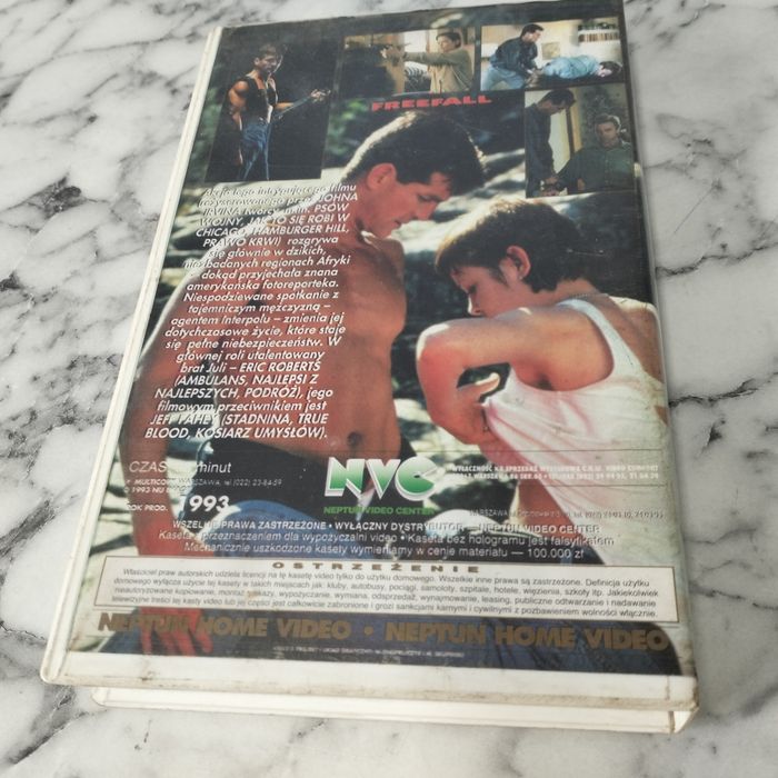 Kaseta VHS swobodny lot