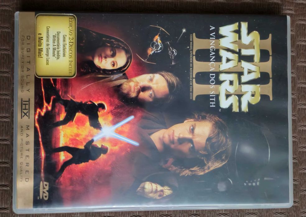 DVDs DIVERSOS - Senhos dos Anéis 3 - Star Wars 3