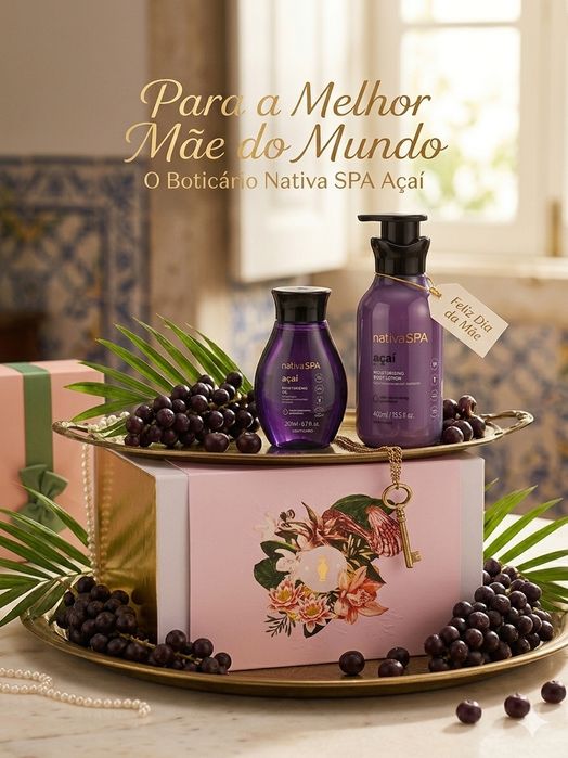 Kit hidratante Açai da Nativaspa