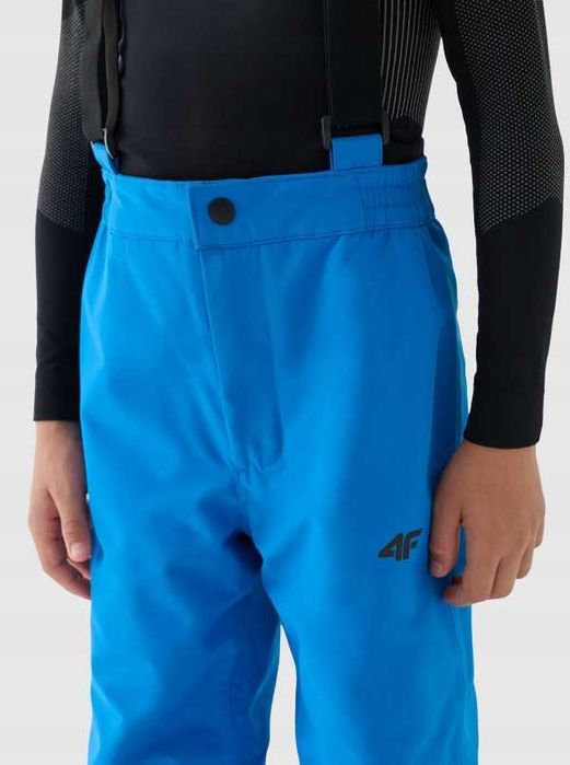 KURTKA & SPODNIE 4F zestaw na narty kombinezon 152 niebieski JAK NOWE