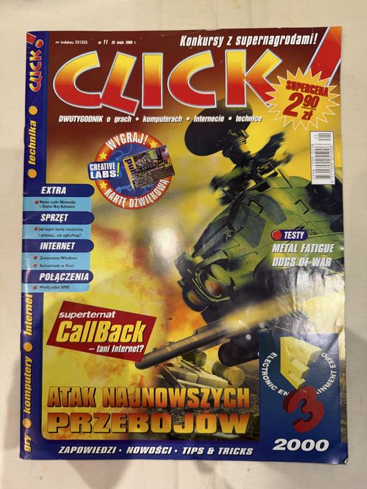Czasopismo CLICK 2000 nr 11 (25 maja 2000) – stan kolekcjonerski