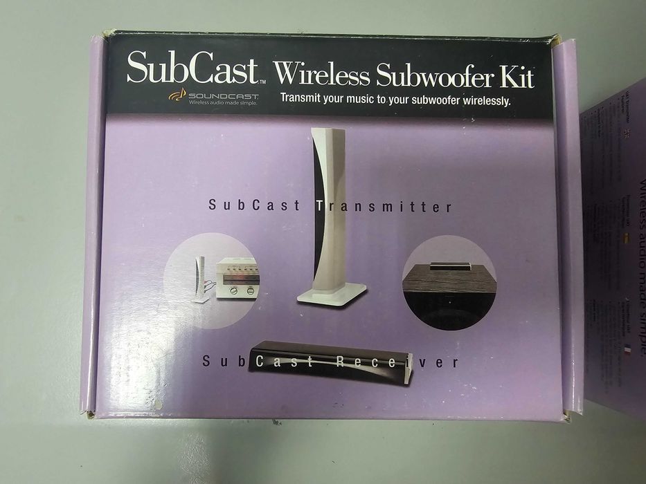 Kit de subwoofer sem fio Subcast NOVO