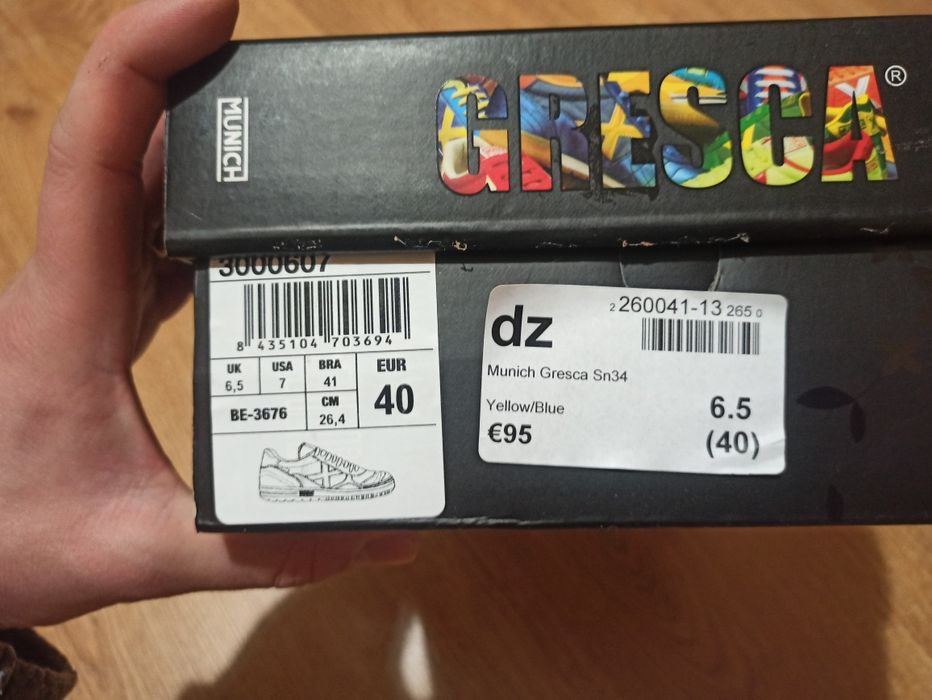 Футзалки Munich Gresca 40 (Eur 42 ; 26,4 cm)