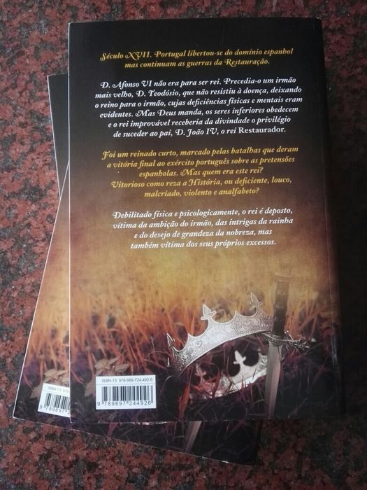 A Desonra de D. Afonso VI - de Jorge Sousa Correia - NOVO