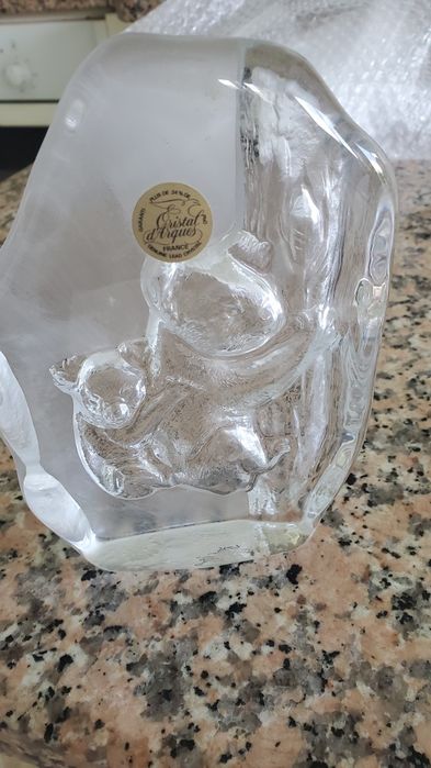 Peças Decorativas Cristal 24%- Vintage CRISTAL D´ARQUES - ANIMAIS .