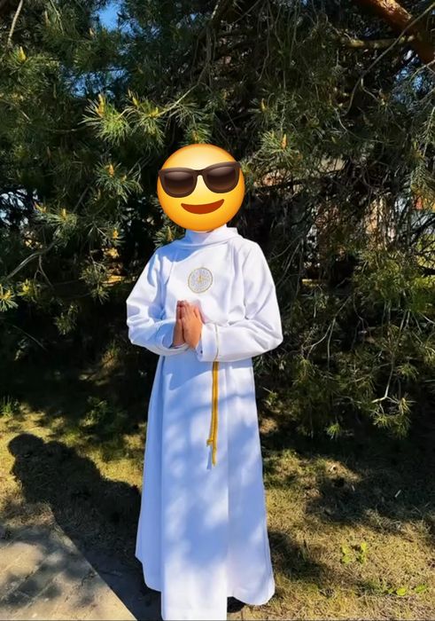 Alba komunijna dla chłopca