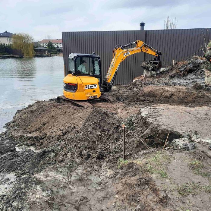 Екскаватор Послуги Оренда JCB Трактор Вишгород