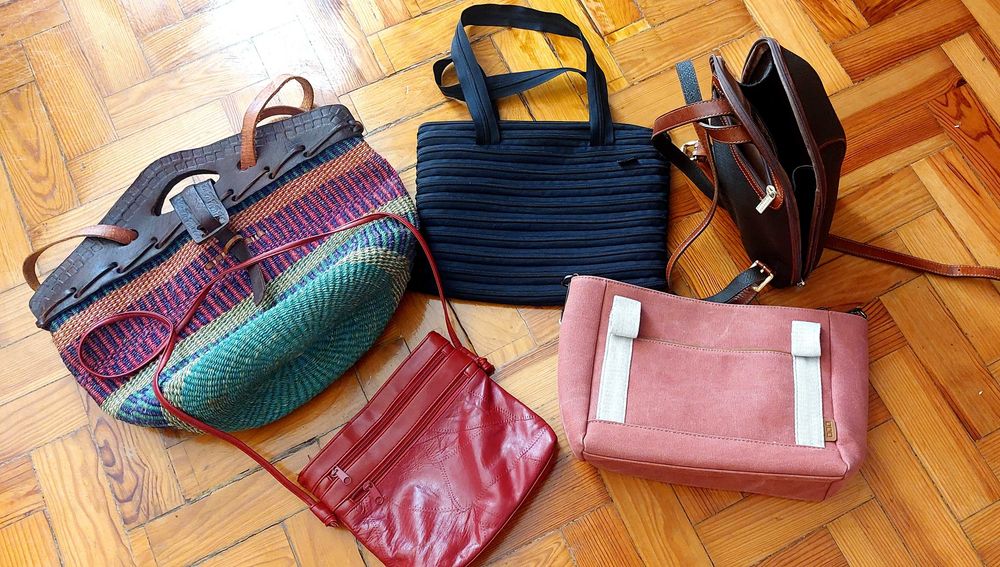 Malas para senhora, jovem e elegante, moderna e prática