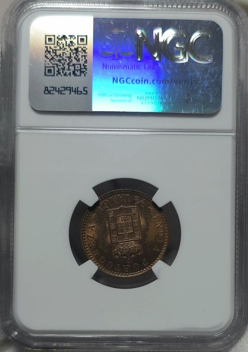 1/8 tanga 1903 MS62 BN