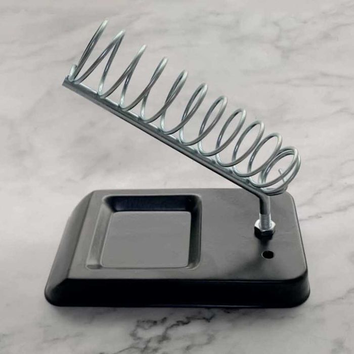 Подставка для паяльника с губкой надежная металлическая