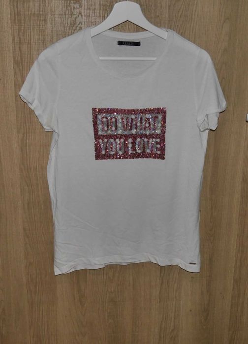 Mohito świetna bluzeczka cekiny dżety 36 S