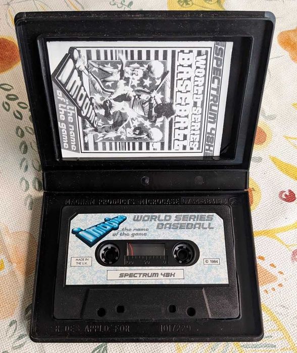 Jogo original ZX Spectrum - WORLD SERIES BASEBALL (1985)