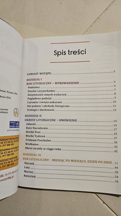 Książka wszystko o roku liturgicznym