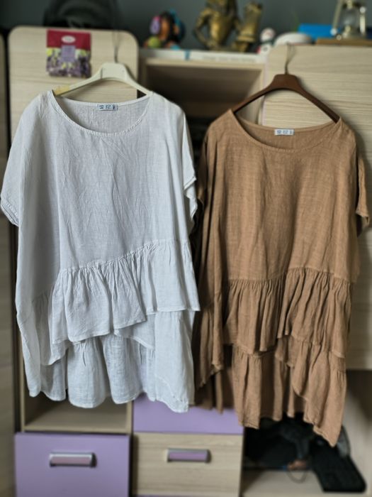 Bluzki Tuniki 100% Len