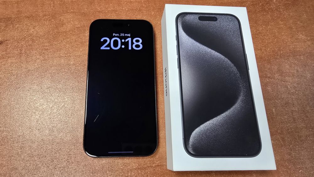 iPhone 15 Pro 256GB czarny, stan bdb