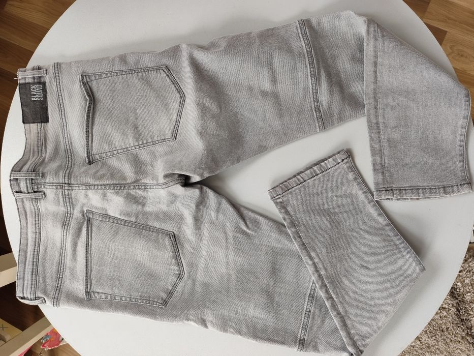 Spodnie jeans kolor szary