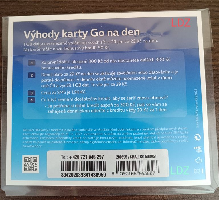 Anonimowe Czeskie Karty SIM Nie zarejestrowane karty Aktywne Startery