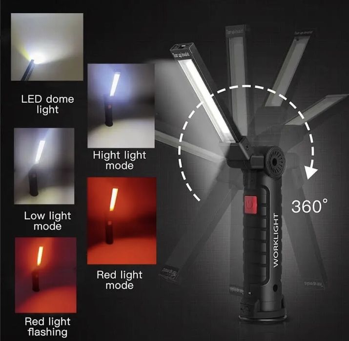 Автомобільний , ручний ліхтарик з АКБ 18650