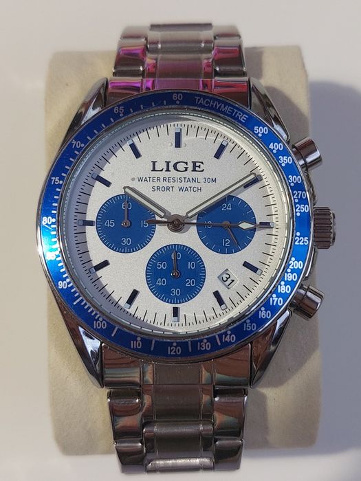 Zegarek, zegarek męski, zegarek kwarcowy. LIGE. Jak nowy!