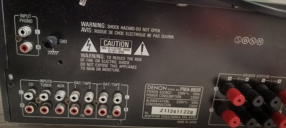 Głośniki Empire wzmacniacz Denon