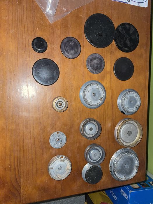 Espalhadores e tampas fogão