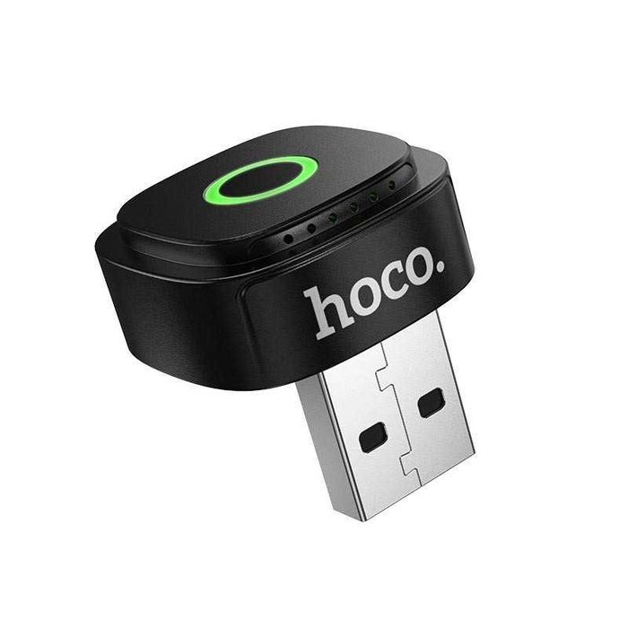 Адаптер в авто беспроводной CarPlay HOCO Mini DUP10  USB-A, Wireless