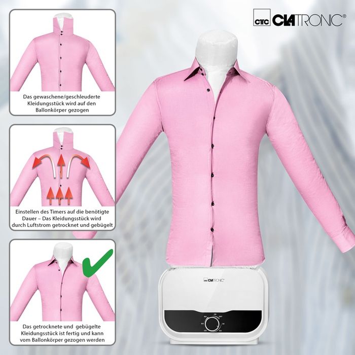 Парова система, сушка, відпарювач  CLATRONIC