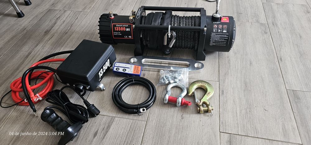 Vendo guincho 13500lbs novo