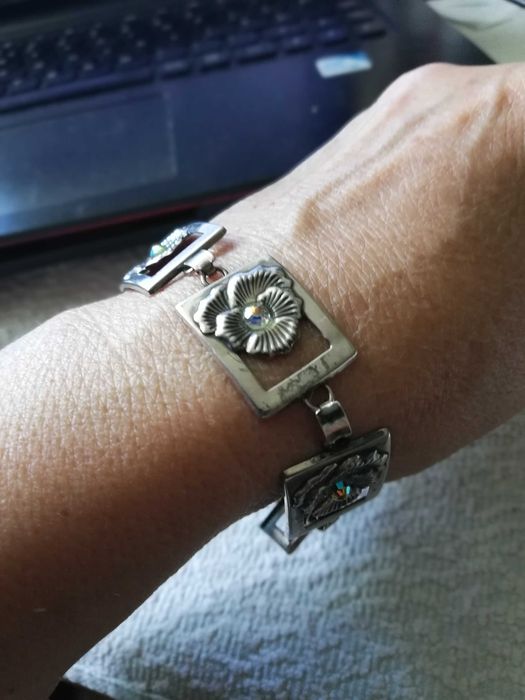 srebrny komplet z mvszla abalone