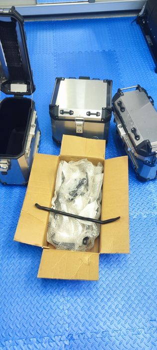 Kit 3 Malas Alumínio Originais Benelli EVO TRK 702X (Laterais + Top Case)