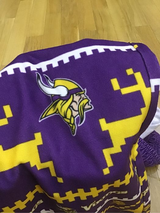 Штани домашні новорічні олені вікінг фіолетові унісекс