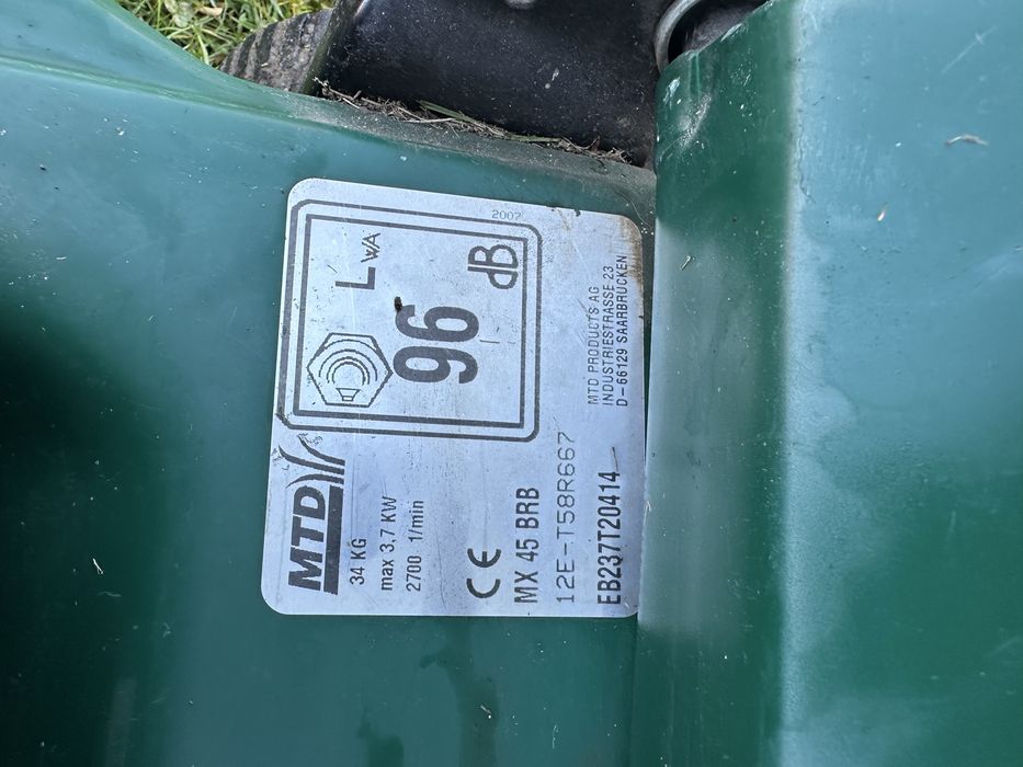 Газонокосарка бензинова MTD MX 45BRB