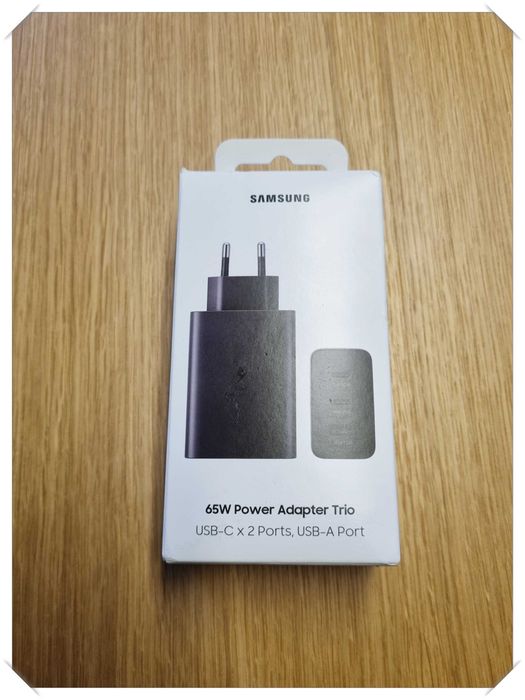 Ładowarka sieciowa SAMSUNG 65W EP, USB, USB-C | oryginalna | nowa