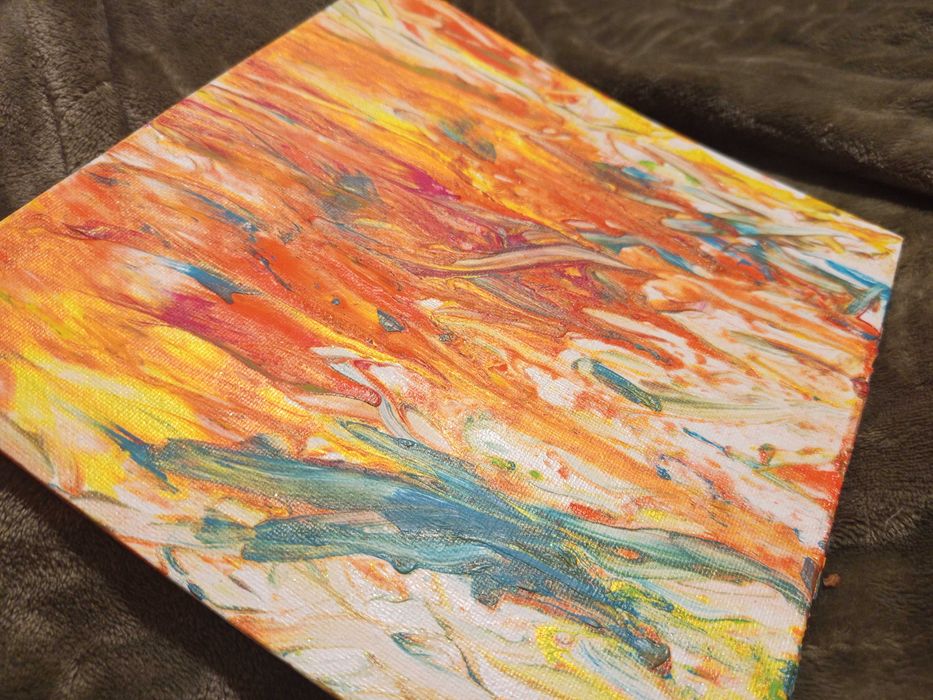 "Fusão de Cores) Pintura de autoria pessoal