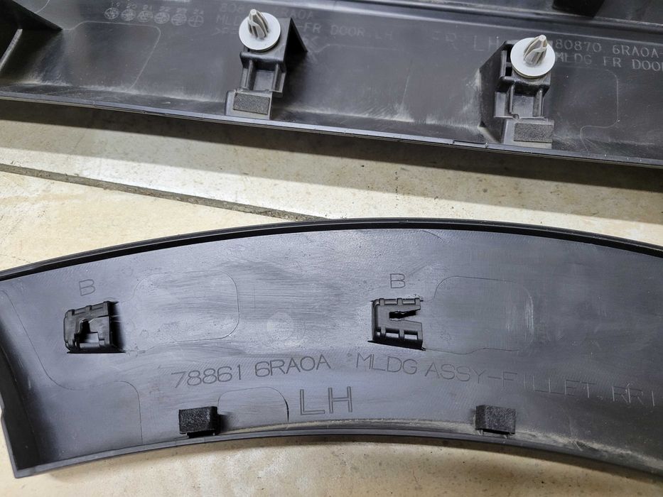 Накладка молдинг арки листва двери дверей Nissan Rogue t33 2024 2025