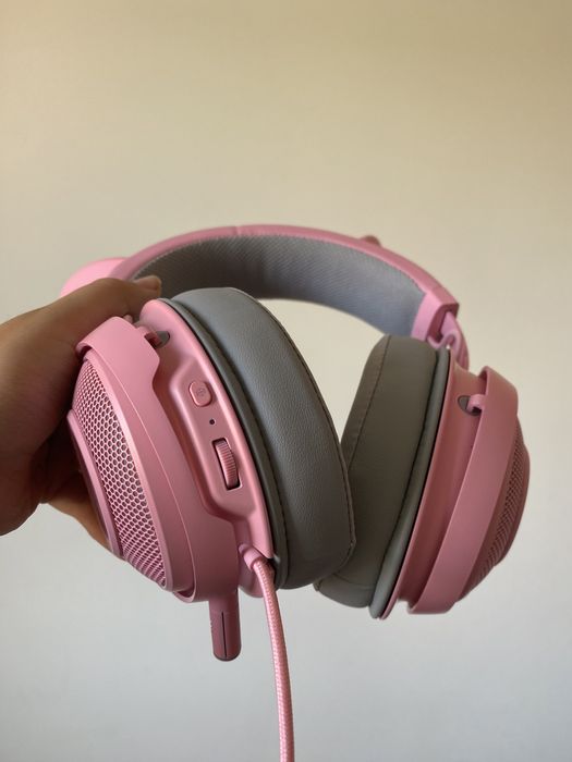 Kitty Gaming Razer headphones Auscultadores Orelhas de gato Rosa