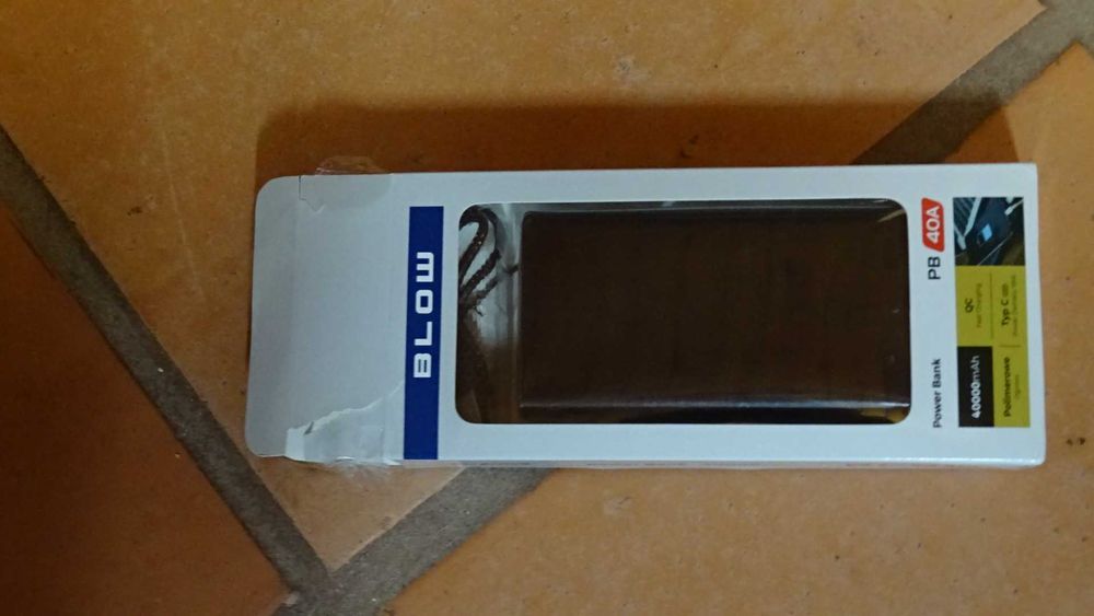 Powerbank BLOW 40000mAh novo