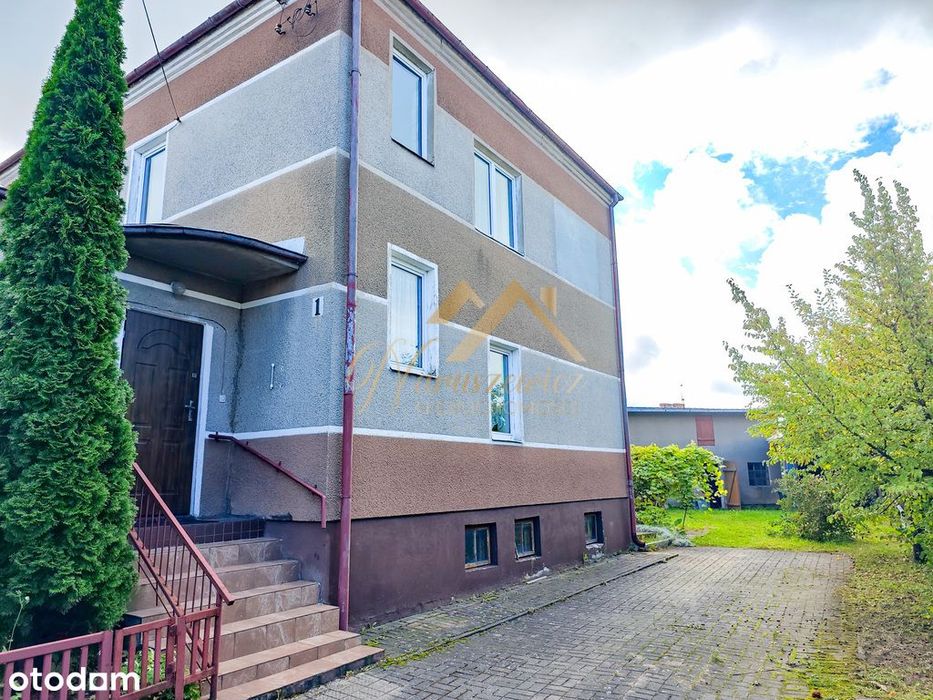 Dom z garażem i bud. gospodarczym – Sejny